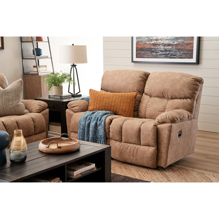 Lazy boy morrison best sale reclining loveseat with console